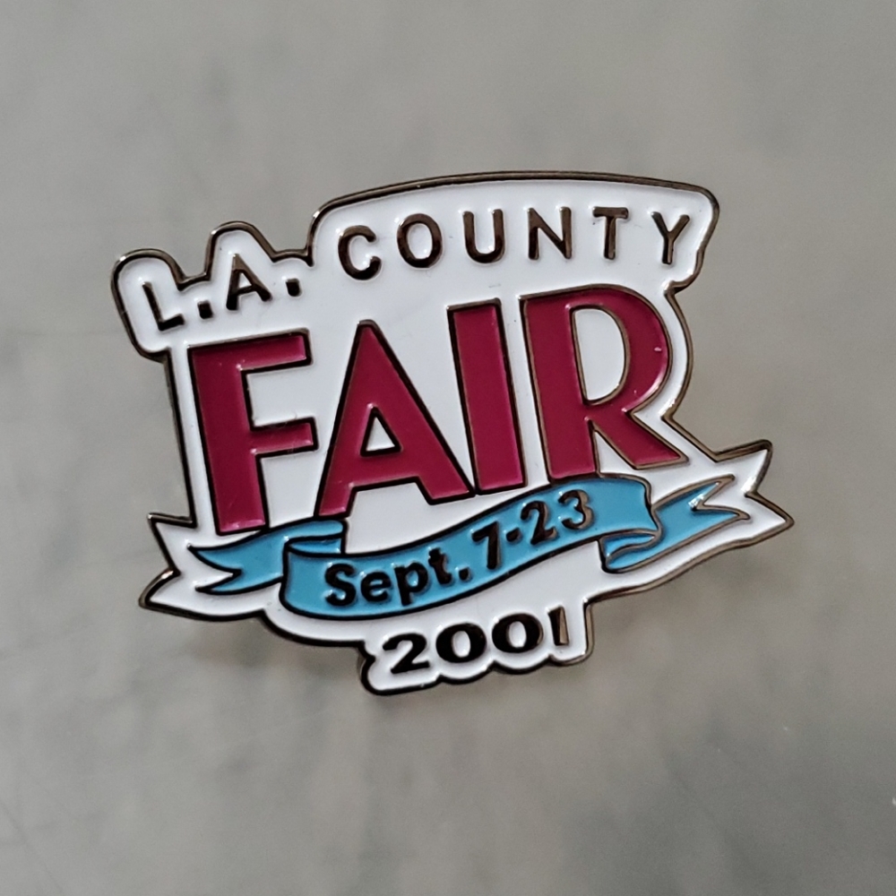 L.A. County Fair September 2001 Commemorative Souvenir pin lapel pop culture